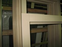 Окно из дерева под светлый лак